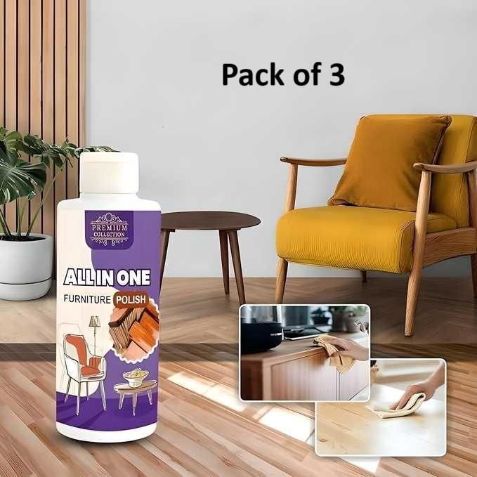 Polish Furniture Cleaner/Shiner 100ML (Pack of 3)